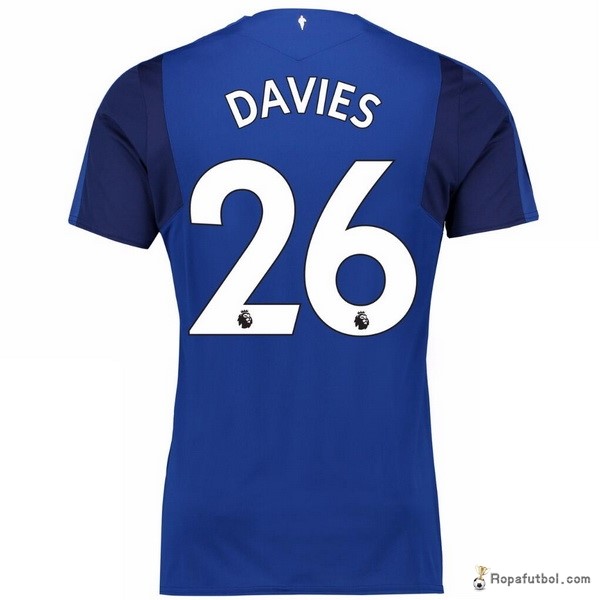 Camiseta Everton Replica Primera Ropa Davies 2017/18